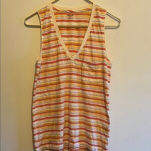 Madewell Multicolor Striped Tank Top